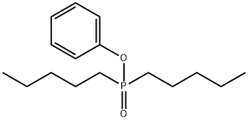 phenyl di-n-pentylphosphinate Struktur