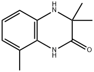 2(1H)-Quinoxalinone,3,4-dihydro-3,3,8-trimethyl-(9CI) Struktur