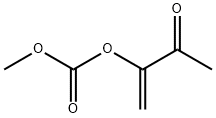 Carbonic acid, methyl 1-methylene-2-oxopropyl ester (9CI) Struktur