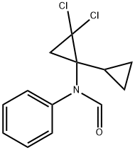 Formamide, N-(2,2-dichloro-1-cyclopropylcyclopropyl)-N-phenyl- Struktur