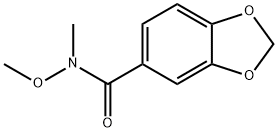 N-Methoxy-N-Methylbenzo[d][1,3]dioxole-5-carboxaMide