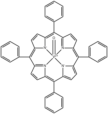 5,10,15,20-TETRAPHENYL-21H,23H-PORPHINE VANADIUM(IV) OXIDE Struktur