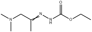 Hydrazinecarboxylic  acid,  [2-(dimethylamino)-1-methylethylidene]-,  ethyl  ester  (9CI) Struktur