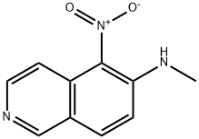 N-Methyl-5-nitro-6-isoquinolinamine Struktur