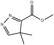 4H-Pyrazole-3-carboxylicacid,4,4-dimethyl-,methylester(9CI) Struktur