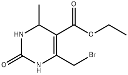 ETHYL 6-(BROMOMETHYL)-4-METHYL-2-OXO-1,2,3,4-TETRAHYDROPYRIMIDINE-5-CARBOXYLATE Struktur