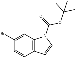 TERT-BUTYL 6-BROMO-1H-INDOLE-1-CARBOXYLATE Struktur