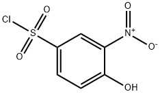 Benzenesulfonyl chloride, 4-hydroxy-3-nitro- (9CI) Struktur