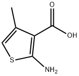 2-AMINO-4-METHYLTHIOPHENE-3-CARBOXYLIC ACID Struktur