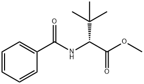 D-VALINE, N-BENZOYL-3-METHYL-, METHYL ESTER Struktur