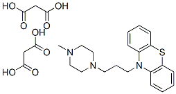 10-[3-(4-methylpiperazin-1-yl)propyl]-10H-phenothiazine dimalonate Struktur