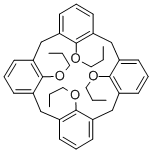 25,26,27,28-TETRAPROPOXYCALIX[4!ARENE, 98 Struktur