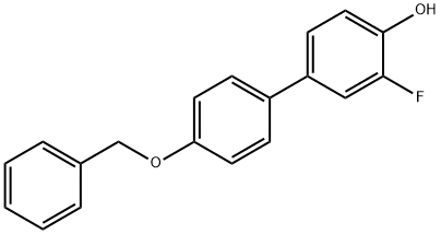 4-(4-Benzyloxyphenyl)-2-fluorophenol Struktur