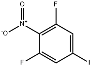 4-IODO-2,6-DIFLUORONITROBENZENE Struktur