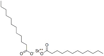 strontium dilaurate Struktur