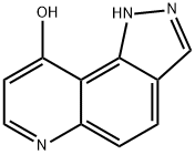 1H-pyrazolo[3,4-f]quinolin-9-ol Struktur