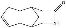 3,7-Methano-2H-indeno[5,6-b]azet-2-one,1,2a,3,3a,4,6a,7,7a-octahydro-,endo,exo-(8CI) Struktur