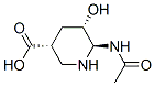 3-Piperidinecarboxylicacid,6-(acetylamino)-5-hydroxy-,[3R-(3alpha,5alpha,6beta)]-(9CI) Struktur