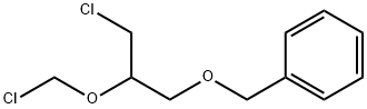 Benzene, [[3-chloro-2-(chloroMethoxy)propoxy]Methyl]- Struktur