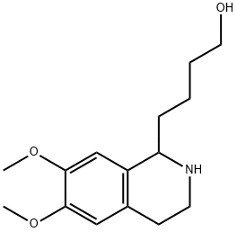 4-(6,7-DIMETHOXY-1,2,3,4-TETRAHYDRO-ISOQUINOLIN-1-YL)-BUTAN-1-OL Struktur