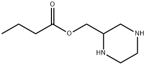 Butanoic acid, 2-piperazinylmethyl ester (9CI) Struktur