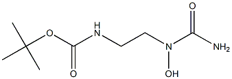 Carbamic acid, [2-[(aminocarbonyl)hydroxyamino]ethyl]-, 1,1-dimethylethyl Struktur