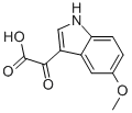 (5-METHOXY-1H-INDOL-3-YL)(OXO)ACETIC ACID Struktur