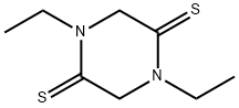 2,5-Piperazinedithione,  1,4-diethyl- Struktur