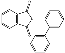 N-(2-Biphenylyl)phthalic acid imide Struktur