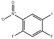 1,5-Difluoro-2-iodo-4-nitrobenzene Struktur