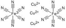 CUPRIC FERRICYANIDE Struktur