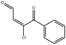 2-Butenal, 3-chloro-4-oxo-4-phenyl-, (E)- (9CI) Struktur