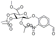 4-ForMyl-2-nitrophenyl β-D-Glucopyranosiduronic Acid Methyl Ester 2,3,4-Triacetate Struktur