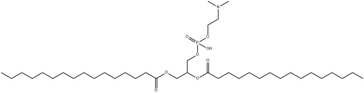 1,2-DIHEXADECANOYL-RAC-GLYCERO-3-PHOSPHO[DIMETHYLAMINOETHANOL] Struktur