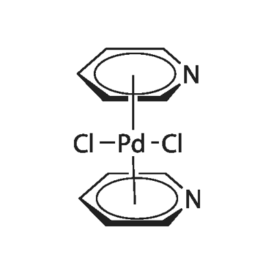 DICHLOROBIS(PYRIDINE)PALLADIUM(II) Struktur