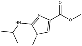 1H-Imidazole-4-carboxylicacid,1-methyl-2-[(1-methylethyl)amino]-,methyl Struktur