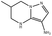 Pyrazolo[1,5-a]pyrimidin-3-amine,  4,5,6,7-tetrahydro-6-methyl- Struktur