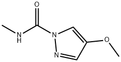 1H-Pyrazole-1-carboxamide,  4-methoxy-N-methyl- Struktur