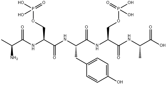 alanyl-phosphoseryl-phosphotyrosyl-seryl-alanine Struktur