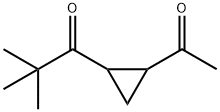 1-Propanone, 1-(2-acetylcyclopropyl)-2,2-dimethyl- (9CI) Struktur