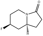 3(2H)-Indolizinone,7-fluorohexahydro-,trans-(9CI) Struktur