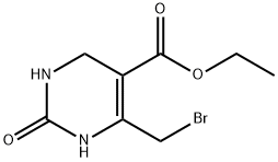 ETHYL 6-(BROMOMETHYL)-2-OXO-1,2,3,4-TETRAHYDROPYRIMIDINE-5-CARBOXYLATE Struktur