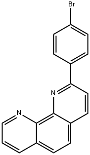 2-(4-BroMo-phenyl)-1,10-phenanthroline Struktur