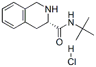 (S)-N-TERT-BUTYL-1,2,3,4-TETRAHYDROISOQUINOLINE-3-CARBOXAMIDE HYDROCHLORIDE Struktur