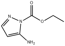 1H-Pyrazole-1-carboxylicacid,5-amino-,ethylester(9CI) Struktur