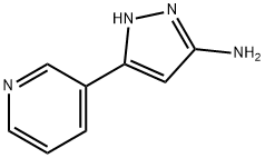 5-PYRIDIN-3-YL-2H-PYRAZOL-3-YLAMINE Struktur