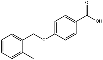 4-[(2-メチルベンジル)オキシ]安息香酸 化學(xué)構(gòu)造式