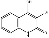 2(1H)-Quinolinone,3-bromo-4-hydroxy-
 Struktur