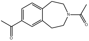 Ethanone, 1-(3-acetyl-2,3,4,5-tetrahydro-1H-3-benzazepin-7-yl)-