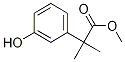 Methyl 2-(3-hydroxyphenyl)-2-Methylpropanoate Struktur